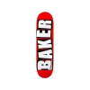 BRAND LOGO WHITE 8.125 BAKER DECK SKATE