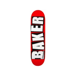 BRAND LOGO WHITE 8.125 BAKER DECK SKATE