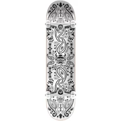 Bandana Blanc 8" Skate Complet SPEED DEMONS