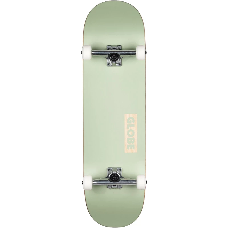 Goodstock Sage Green 9" GLOBE Skateboard 1 Goodstock Sage Green 9" GLOBE Skateboard