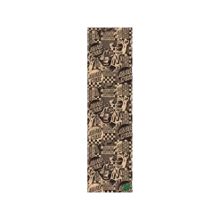 Grip Flier Collage Hand Clear 9" SANTA CRUZ