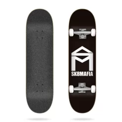 House Logo Black 7.75" SK8MAFIA Skateboard