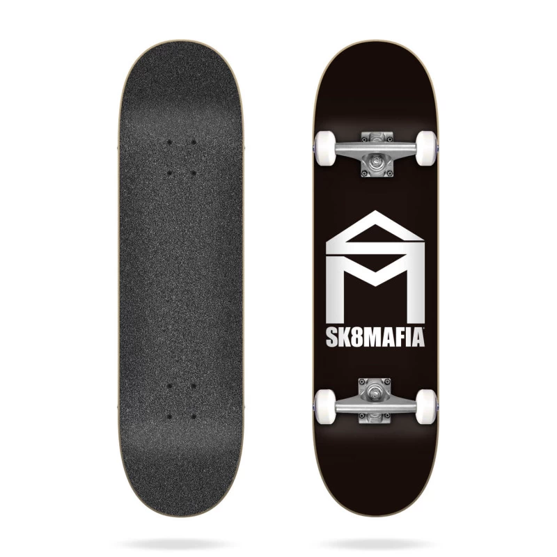 House Logo Black 7.75" SK8MAFIA Skateboard 1 House Logo Black 7.75" SK8MAFIA Skateboard