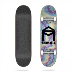 House Logo Tie Dye 7.87" SK8MAFIA Skateboard