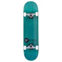 Logo Stain Teal 8" ENUFF Skateboard