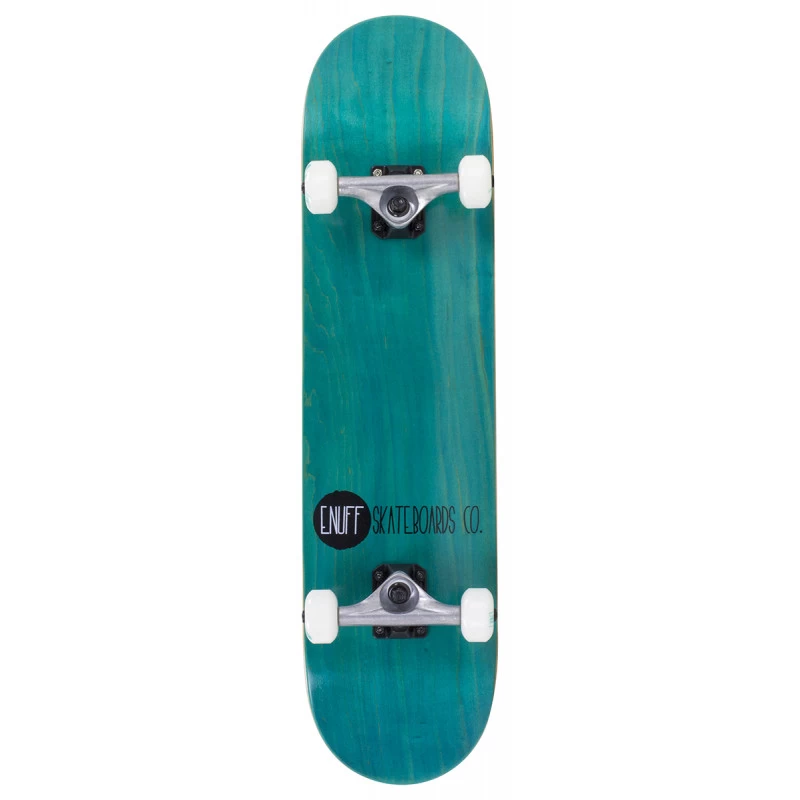 Logo Stain Teal 8" ENUFF Skateboard 1 Logo Stain Teal 8" ENUFF Skateboard