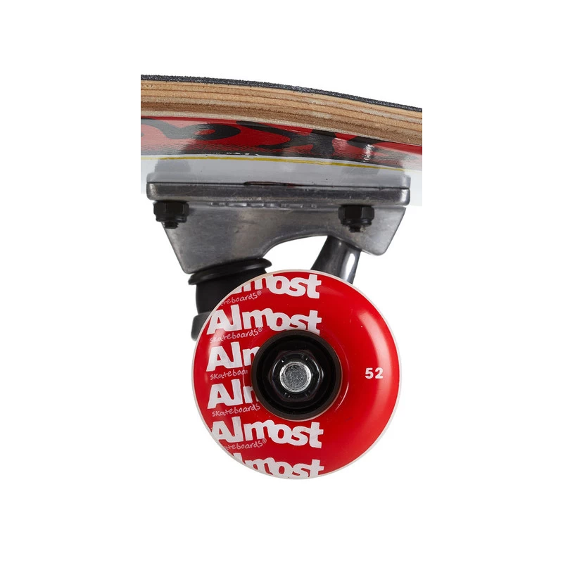 Neo Express Red 8" ALMOST Skateboard 4 Neo Express Red 8" ALMOST Skateboard – Image 4