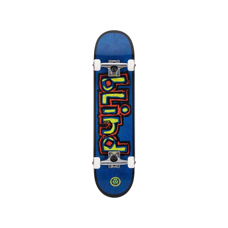 OG Box Out Black Blue 7.625" BLIND Skateboard 1 OG Box Out Black Blue 7.625" BLIND Skateboard