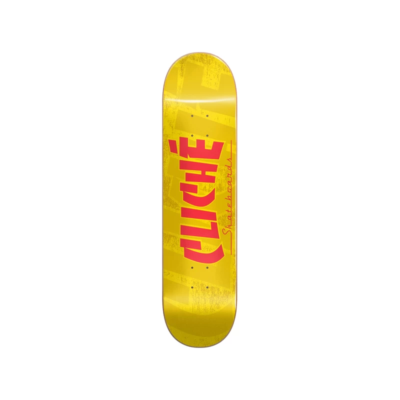 Planche Banco RHM Yellow 7.75" CLICHé Skateboard 1 Planche Banco RHM Yellow 7.75" CLICHé Skateboard