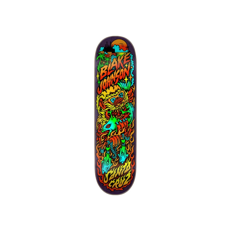 Planche Johnson Beach Wolf Two 8.375" SANTA CRUZ Skateboard 1 Planche Johnson Beach Wolf Two 8.375" SANTA CRUZ Skateboard