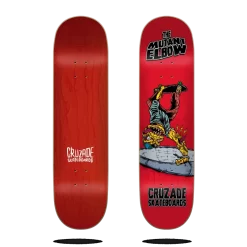 Plateau The Mutant Elbow CRUZADE Skateboard 8.25"