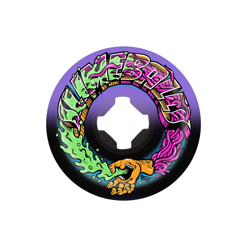 Roues Greeting Purple Black 53mm 99A SLIME BALLS Wheels