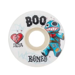 Roues Pro STF Boo Voodoo 53mm V4 Wide 103A BONES