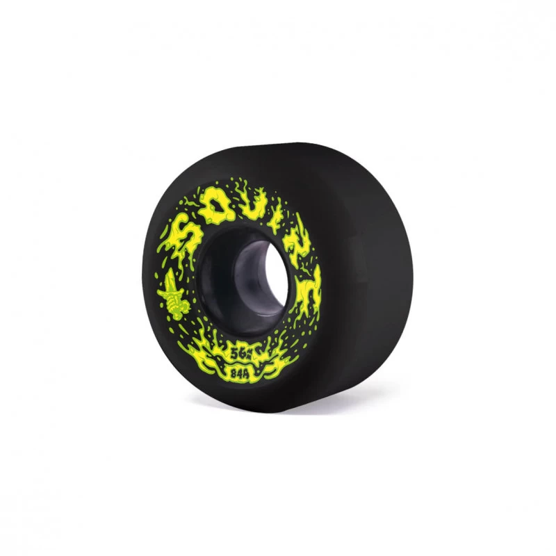Roues Squirt Noire 56mm 84A X4 CRUZADE Skateboard