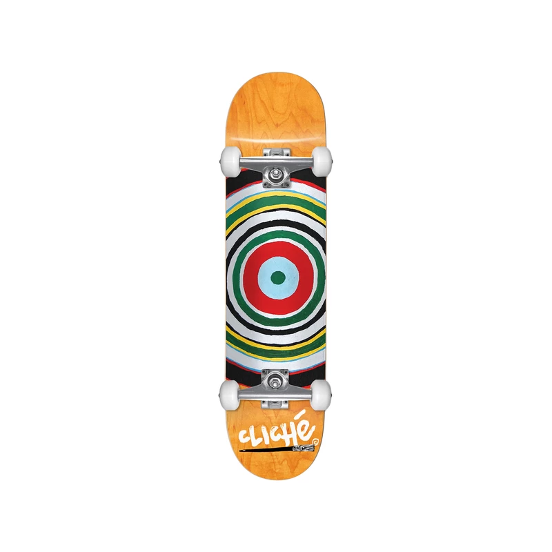 Skate Complet Painted Circle Multi 8.25" CLICHé Skateboard 1 Skate Complet Painted Circle Multi 8.25" CLICHé Skateboard
