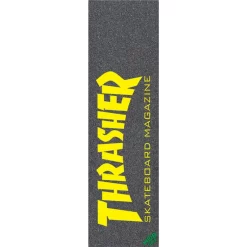 SKATE MAG THRASHER JAUNE GRIP PLAQUE MOB