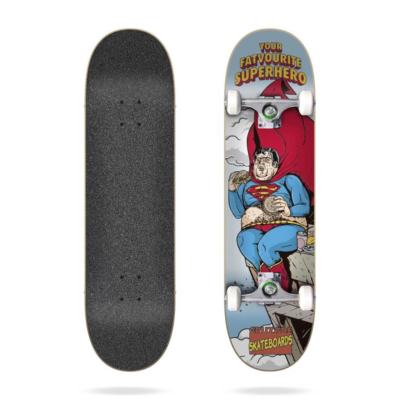 Your Fatvorite Superhero 8.25" CRUZADE Skateboard 1 Your Fatvorite Superhero 8.25" CRUZADE Skateboard
